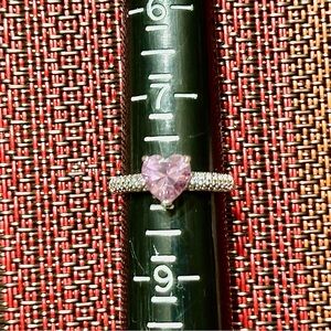 Fragrant Jewels Pink Heart Ring